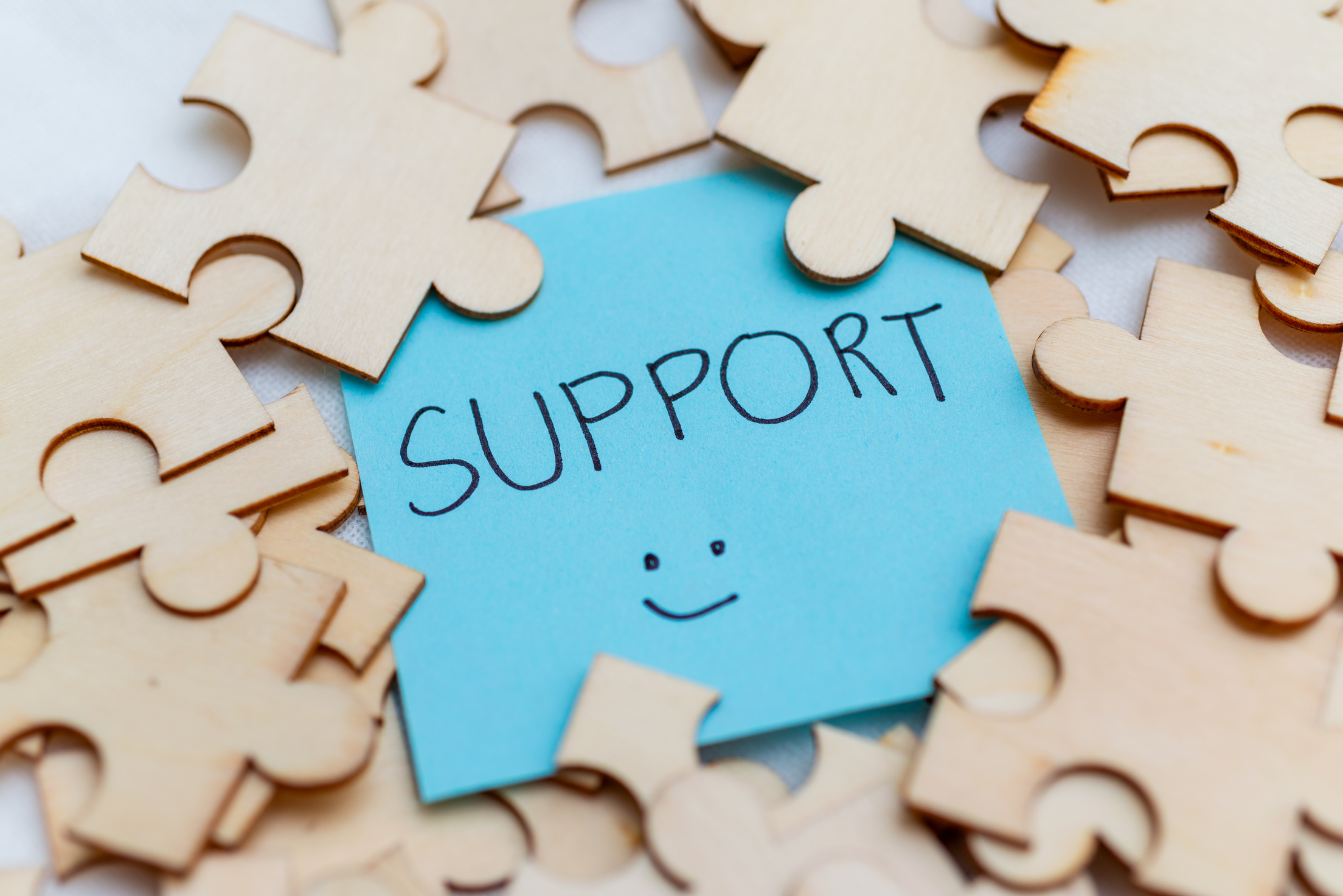 Support puzzle image