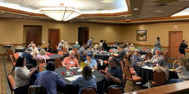 Large retreat session