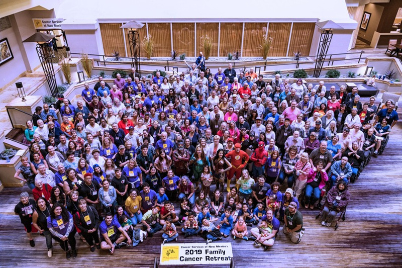 Family Cancer Retreat participants