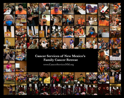 Family Cancer Retreat collage